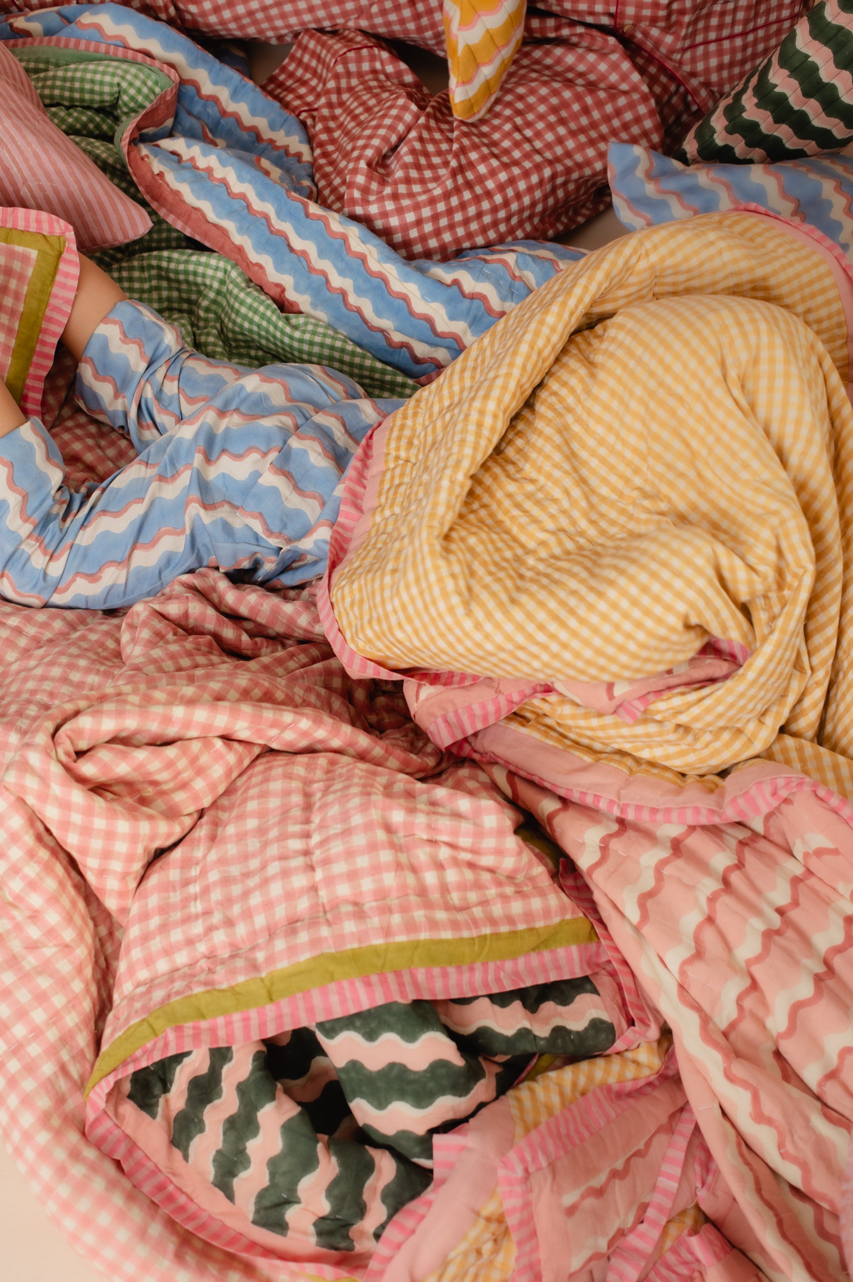 Organic Cotton Quilt | Wiggle | Floss