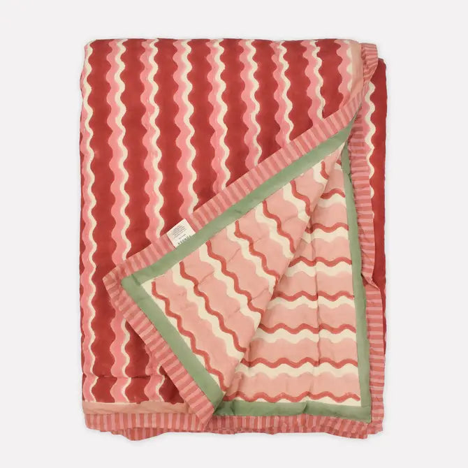 Organic Cotton Quilt | Whirly | Jam