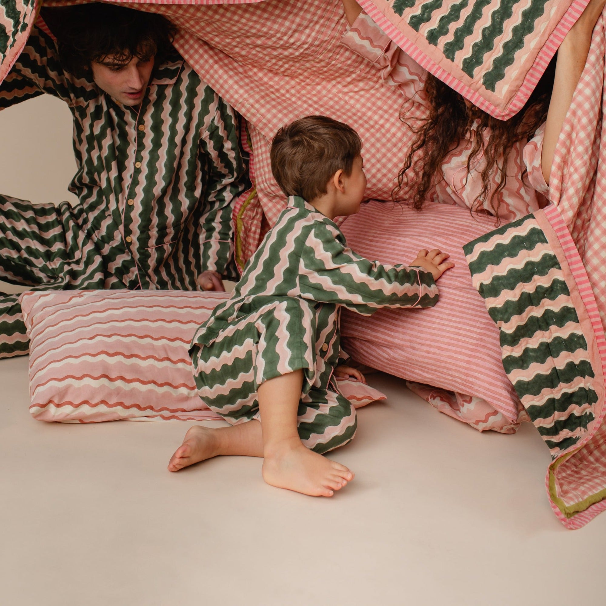 Yonder quilt lifestyle detail
