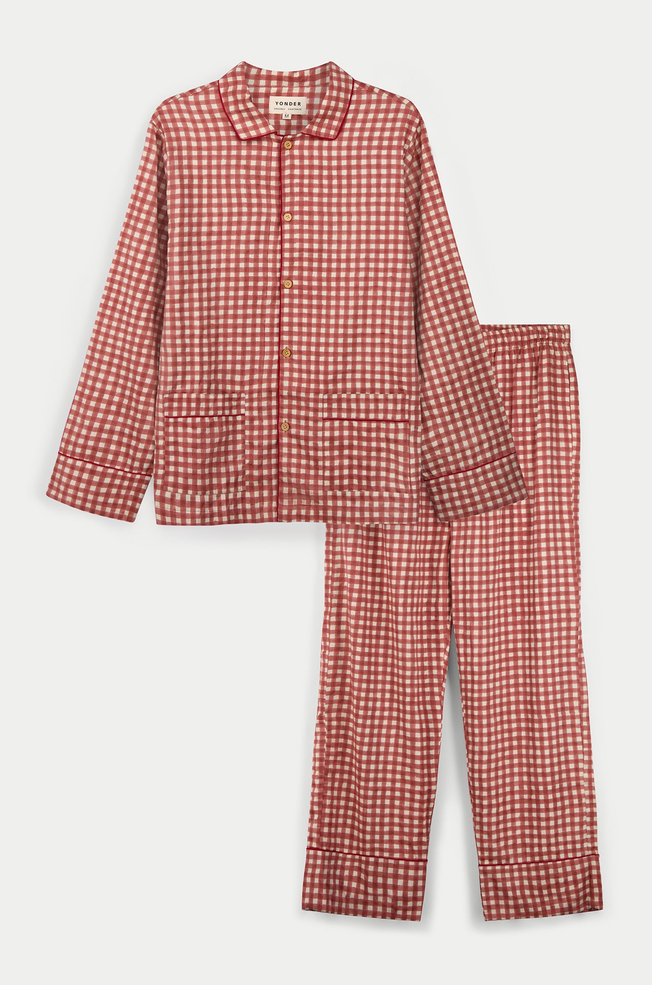 Mens Pyjama Set | Gingham | Ginger