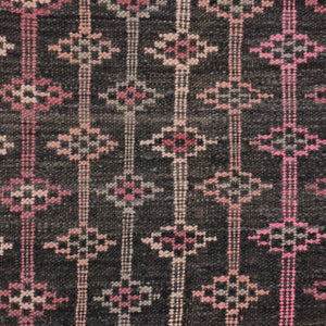 Yonder vintage moroccan kilim rug pink black